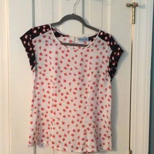 Cynthia Rowley Cap sleeve top